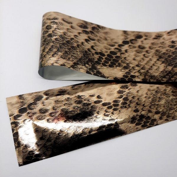 metallic snakeskin foil