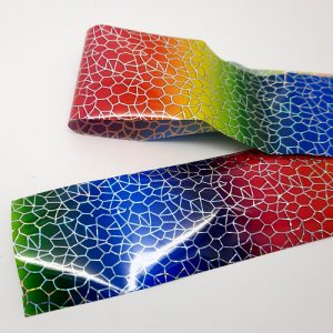rainbow web nail foil
