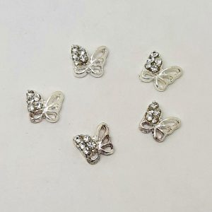 silver butterfly charms