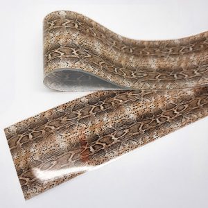 snakeskin foil natural python