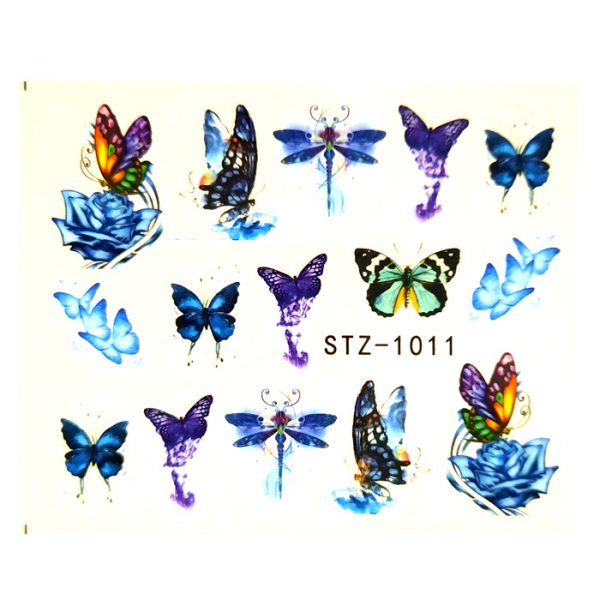 butterfly and dragonfly decals