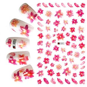 flowers nail stickers