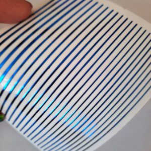 flexi tape stripe stickers blue
