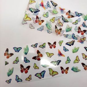 butterfly nail foil