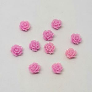 rose nail charms, Lilac