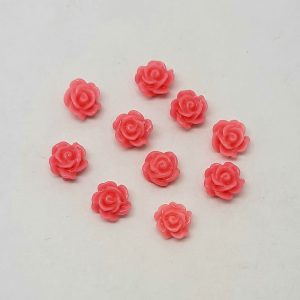 rose nail charms pink