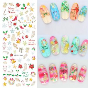 christmas nail decals