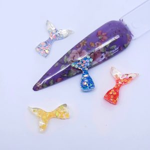 sparkly mermaid tails nail charms